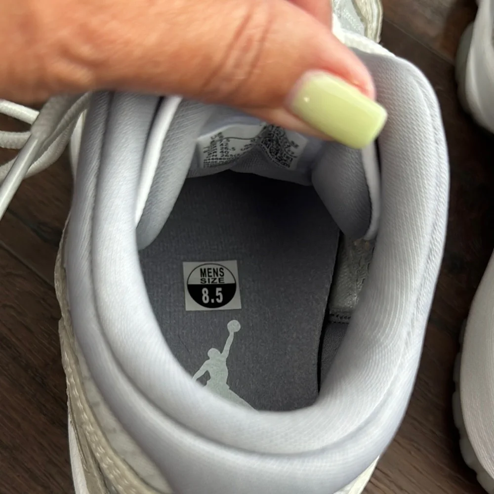 Jordan Men’s Size 8.5 Air 11 Retro Low Sneakers just few marks on right foot.